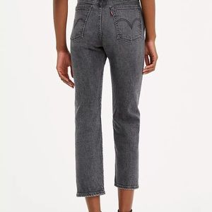 Levi’s black wedgie straight leg jean